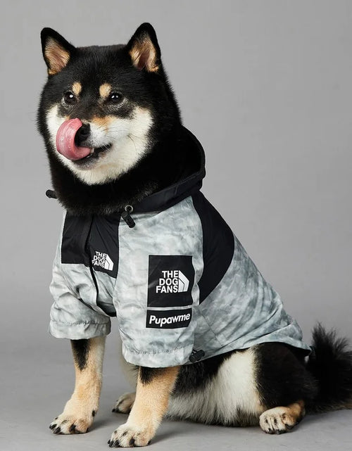 Load image into Gallery viewer, Dog Face Dog Clothes Raincoat for Small Big Dogs Wind Coat Windbreaker French Bulldog Hoodie for Dogs Clothes Jacket Chihuahua
