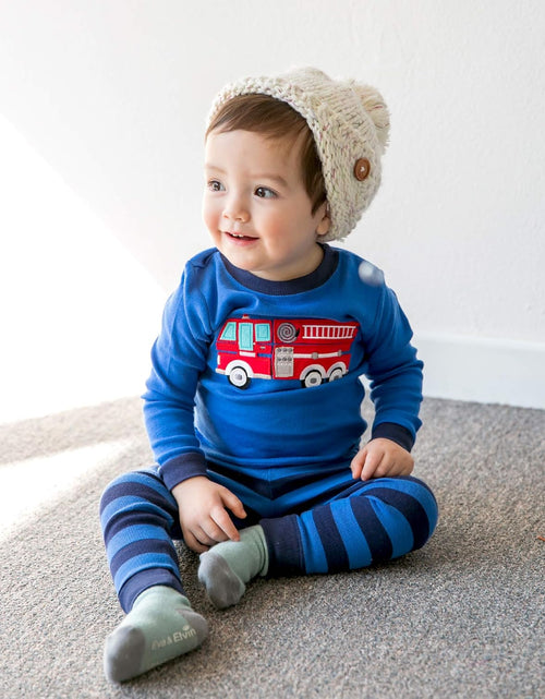 Load image into Gallery viewer, Toddler Kids Boys Girls 100% Cotton Jaws Truck Dino Snug Fit Sleepwear Pajama Pjs Set
